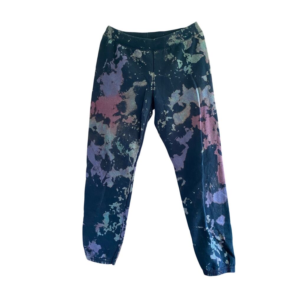 Hanes Ecosmart Black Tie Dye Sweatpants Size Medium